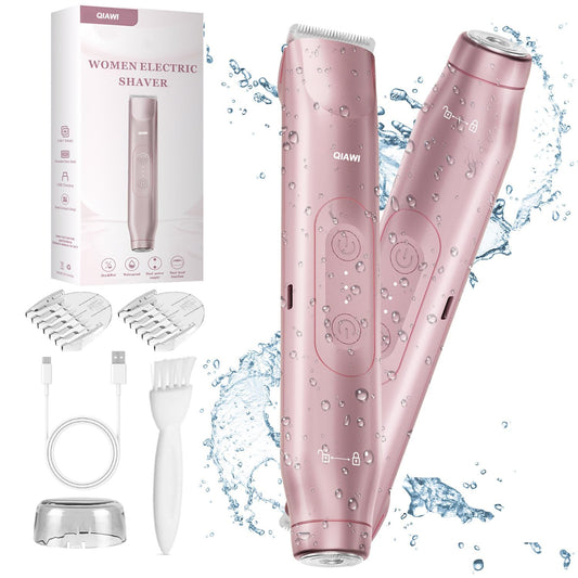 2-in-1 Women’s Electric Shaver – Dual Head Precision Trimmer