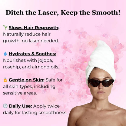 Saraza™ - Oil for Natural Permanent Hair Reduction