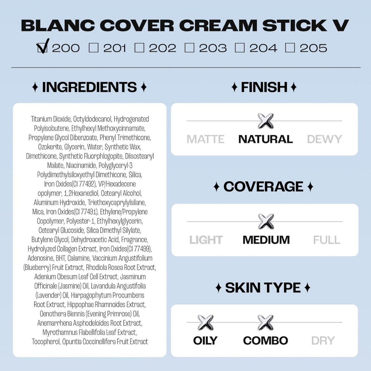Blanc Cover Cream Stick V