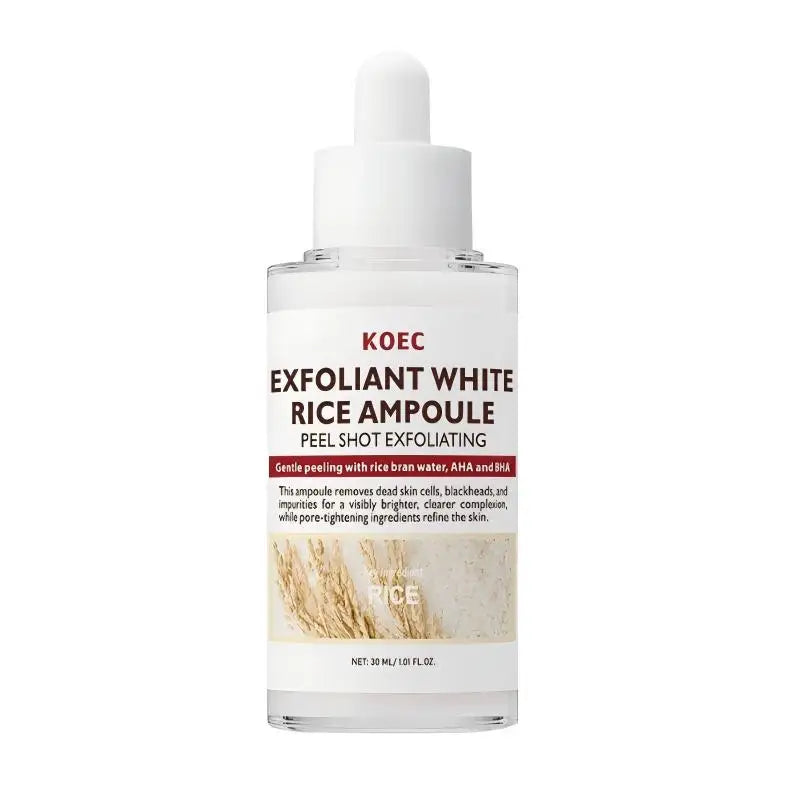 Glow Rice Ampoule Rice Essence Moisturizing and Hydrating Gentle Cleansing Peel Shot Exfoliant Repair Skin Niacinamide Essences