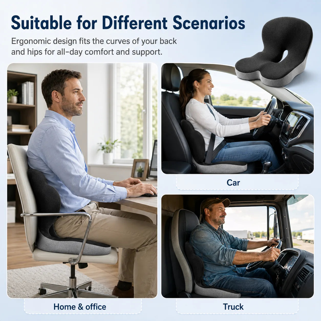 Orthopedic Lumbar Support Sciatica Cushion