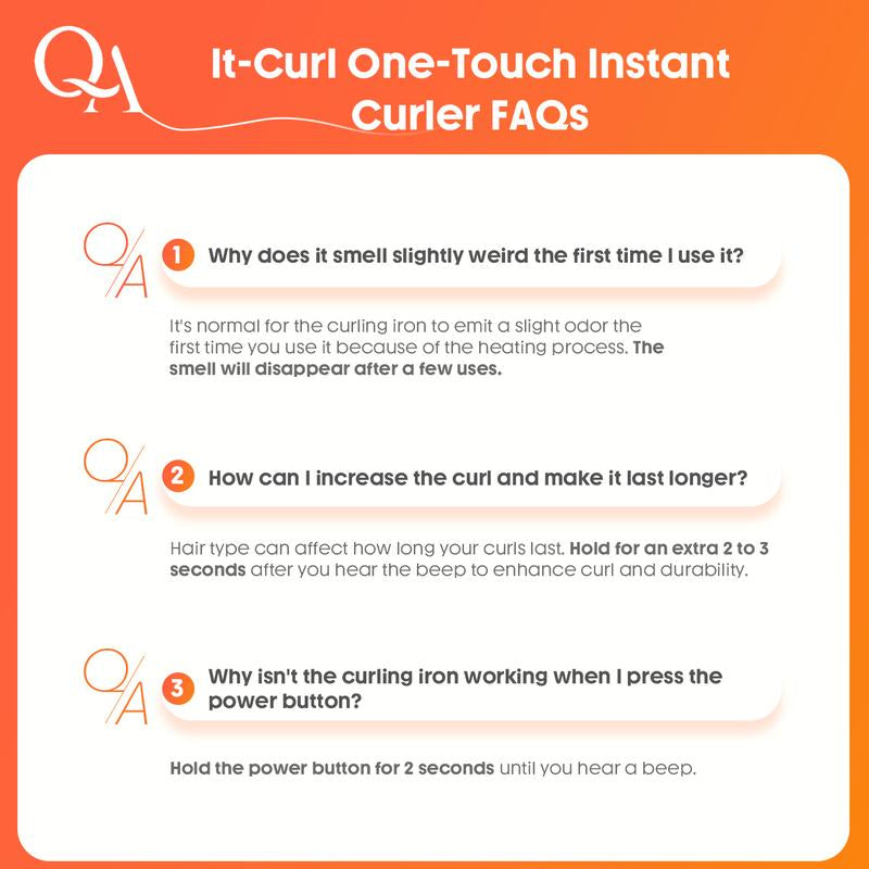 SHEGLAM Hair Automatic Curling Iron 1/1.25 Inch with 3 Temperatures, 2-Way Rotation, Anti-Scald, Anti-Tangle, Automatic Shut-Off, Hair Styling Tool Swivel Cord Barrel Hair Curler Rizador De Pelo