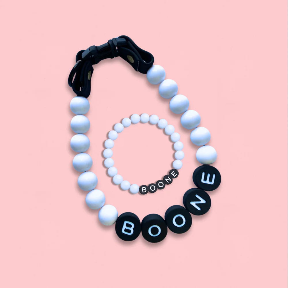 One Name Two Hearts — Custom Collar & Bracelet