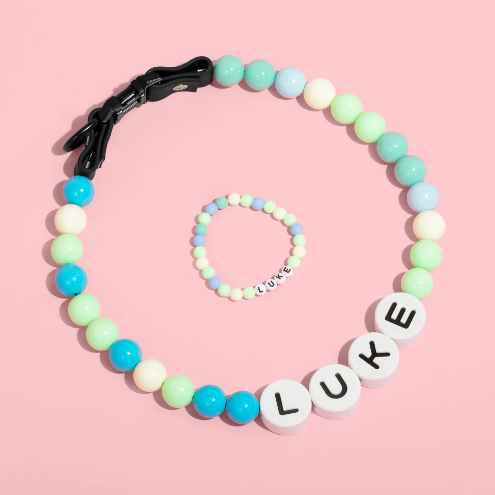 One Name Two Hearts — Custom Collar & Bracelet