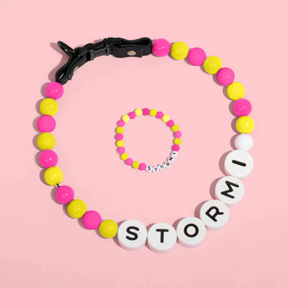 One Name Two Hearts — Custom Collar & Bracelet